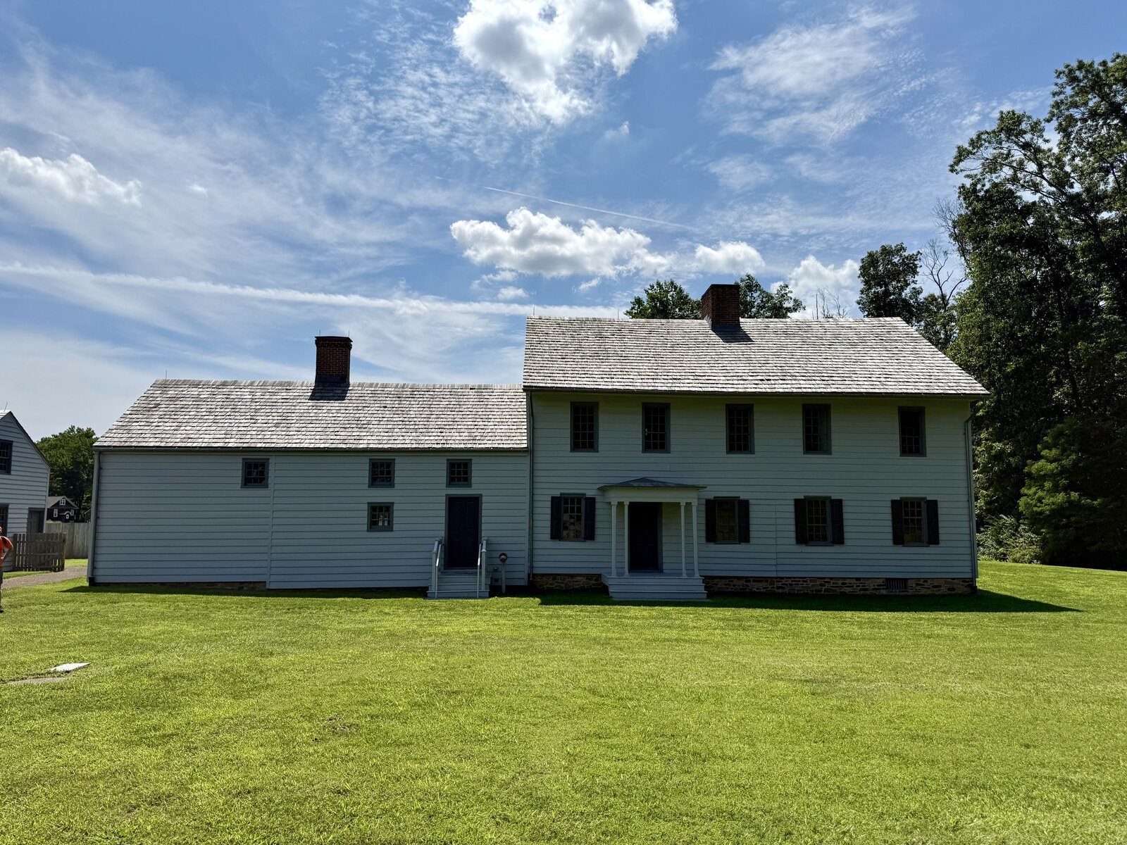 Rockingham, a white two-story farmhouse